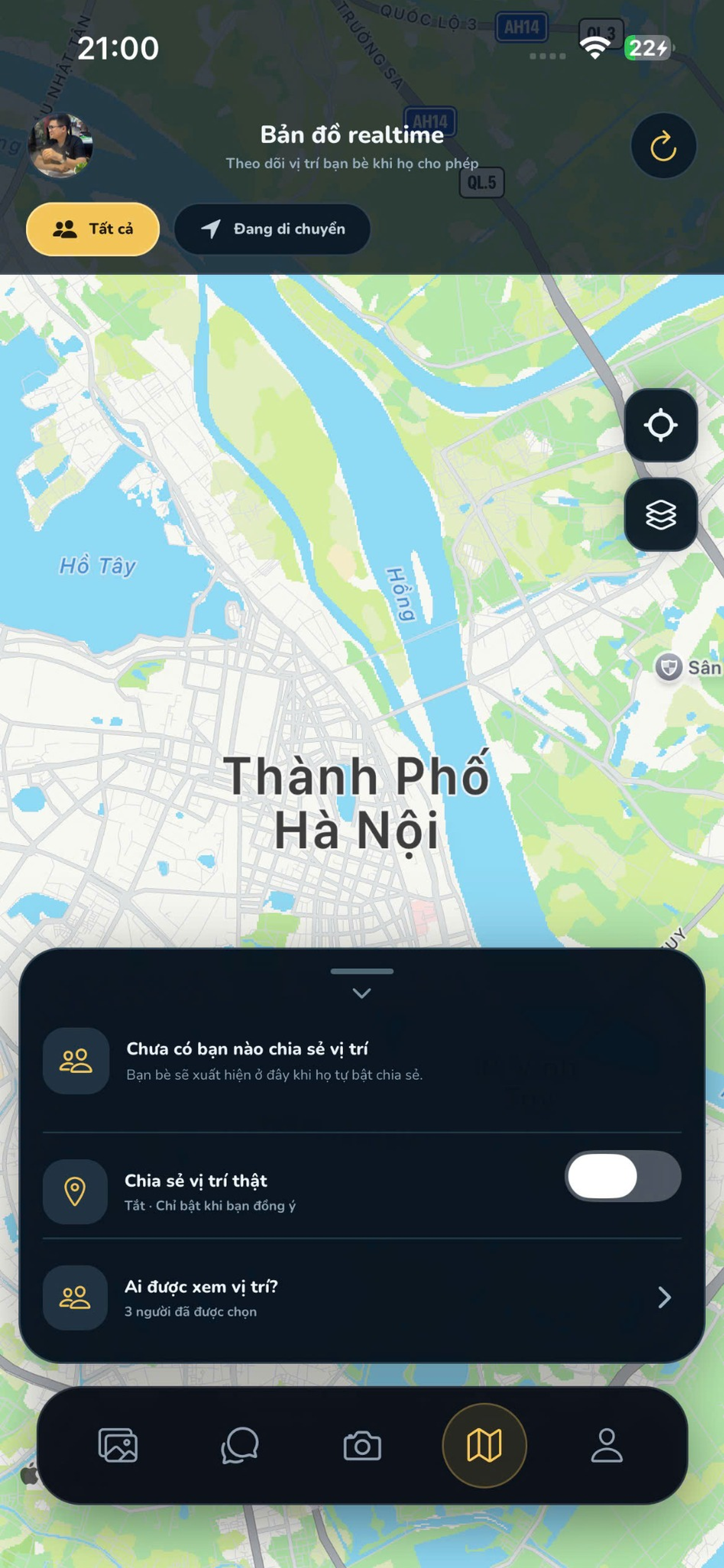 Bản đồ Realtime